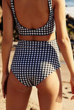Ailovesexy - Sport High Waist Gingham Bikini Swimsuit