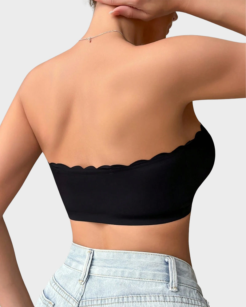 Ailovesexy - Strapless Front Closure Leopard Print Bra