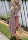 Nicola - Short-Sleeve Midi Dress