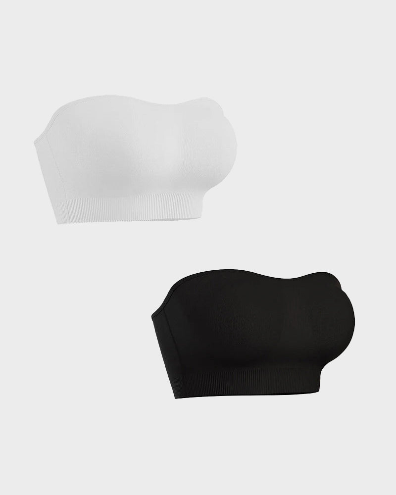 Ailovesexy - Non - Slip Bandeau Seamless Wireless Strapless Bra