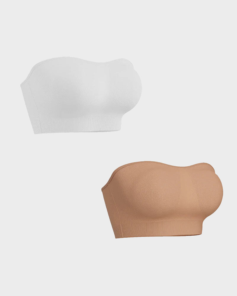 Ailovesexy - Non - Slip Bandeau Seamless Wireless Strapless Bra
