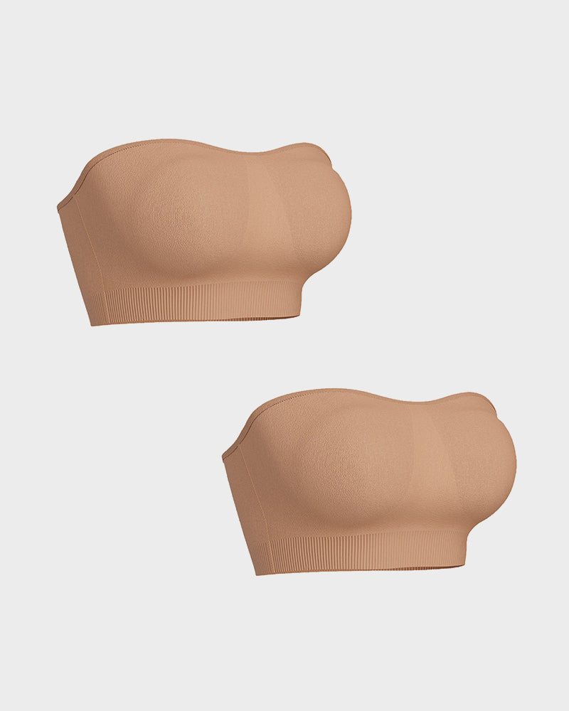 Ailovesexy - Non - Slip Bandeau Seamless Wireless Strapless Bra