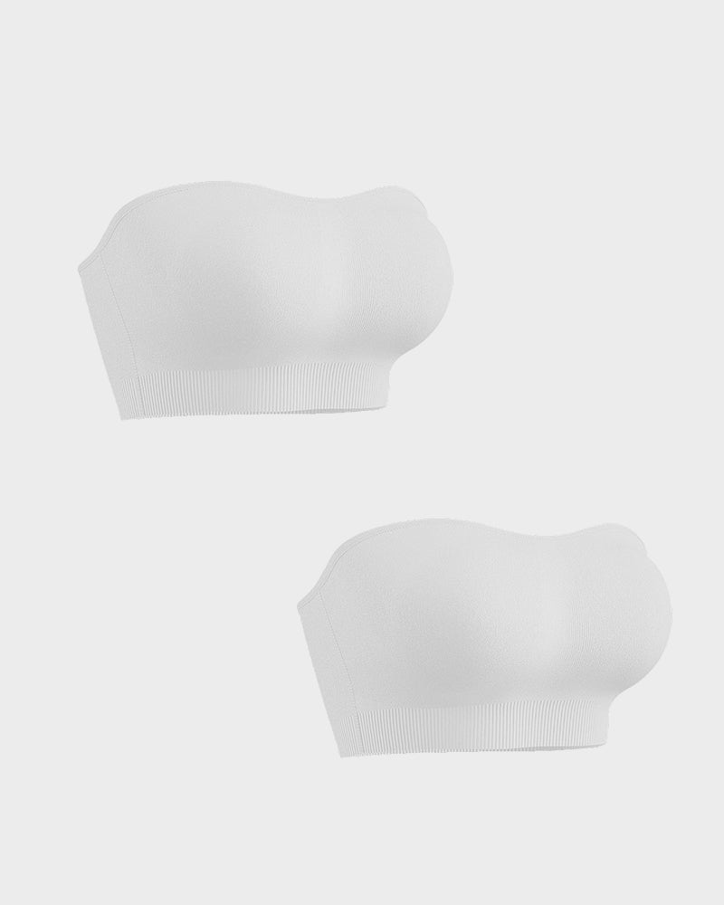 Ailovesexy - Non - Slip Bandeau Seamless Wireless Strapless Bra