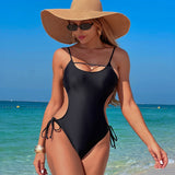 Ailovesexy - Women's Summer One Piece Swimsuits Sleeveless Tummy Control Bathing Suit 2025 Summer Swimwear