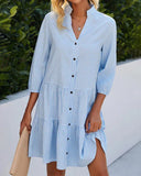 Vina - Summer Plaid Dress