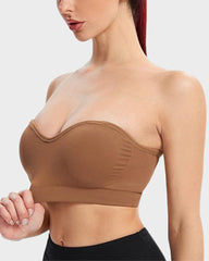 Ailovesexy - Non - Slip Bandeau Seamless Wireless Strapless Bra