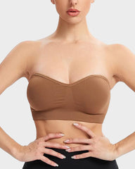 Ailovesexy - Non - Slip Bandeau Seamless Wireless Strapless Bra