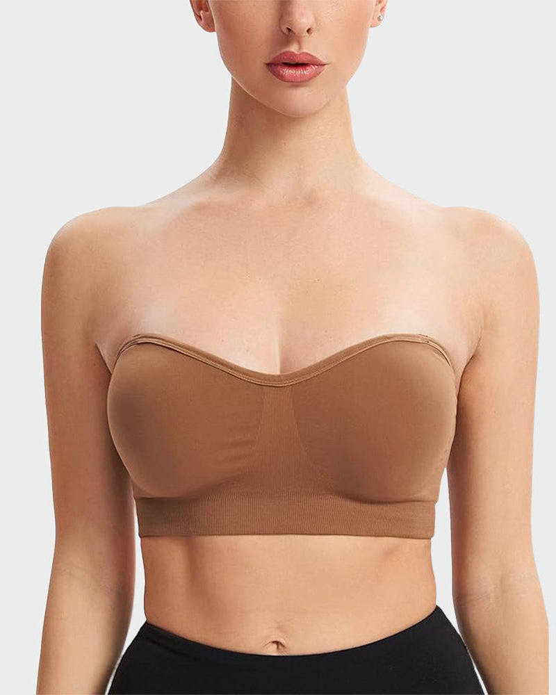 Ailovesexy - Non - Slip Bandeau Seamless Wireless Strapless Bra