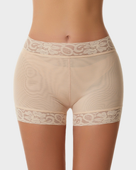 Ailovesexy - High Waist Lace Smooth Shapewear Shorts