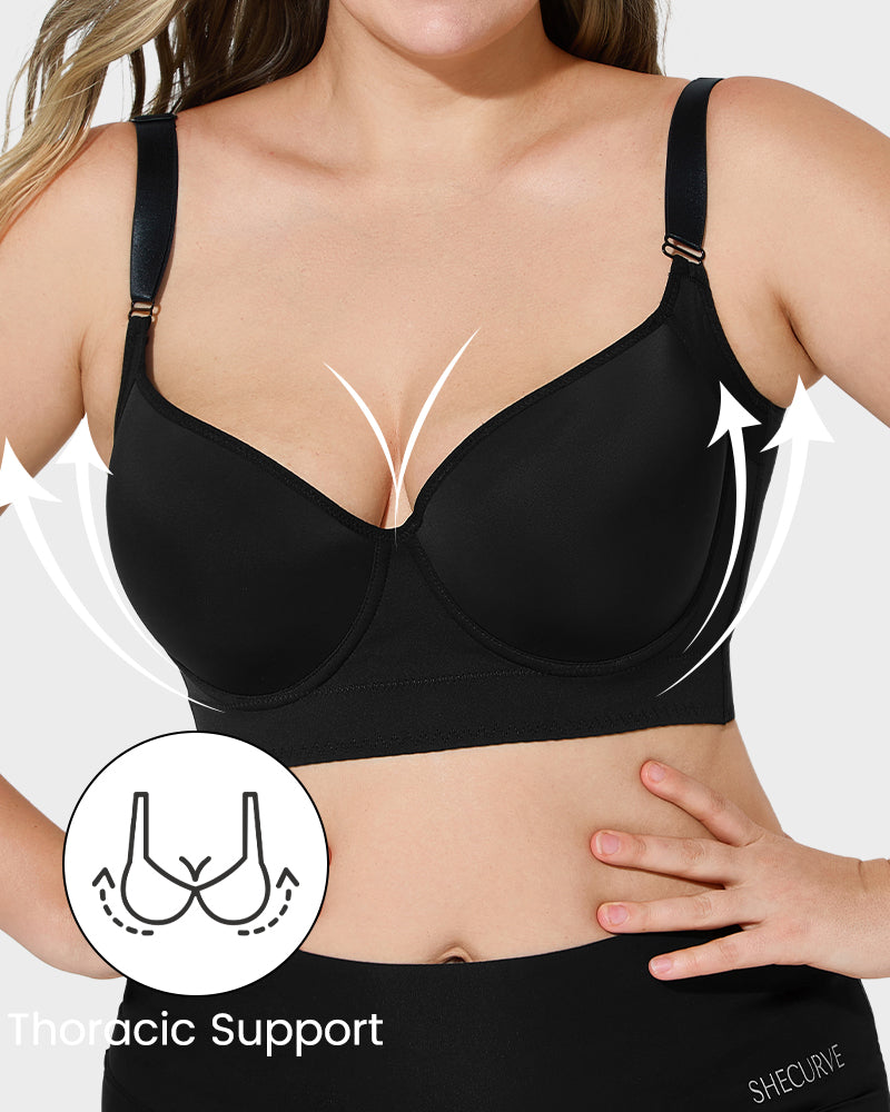 Ailovesexy - Back Smoothing Underwire Push Up Bra