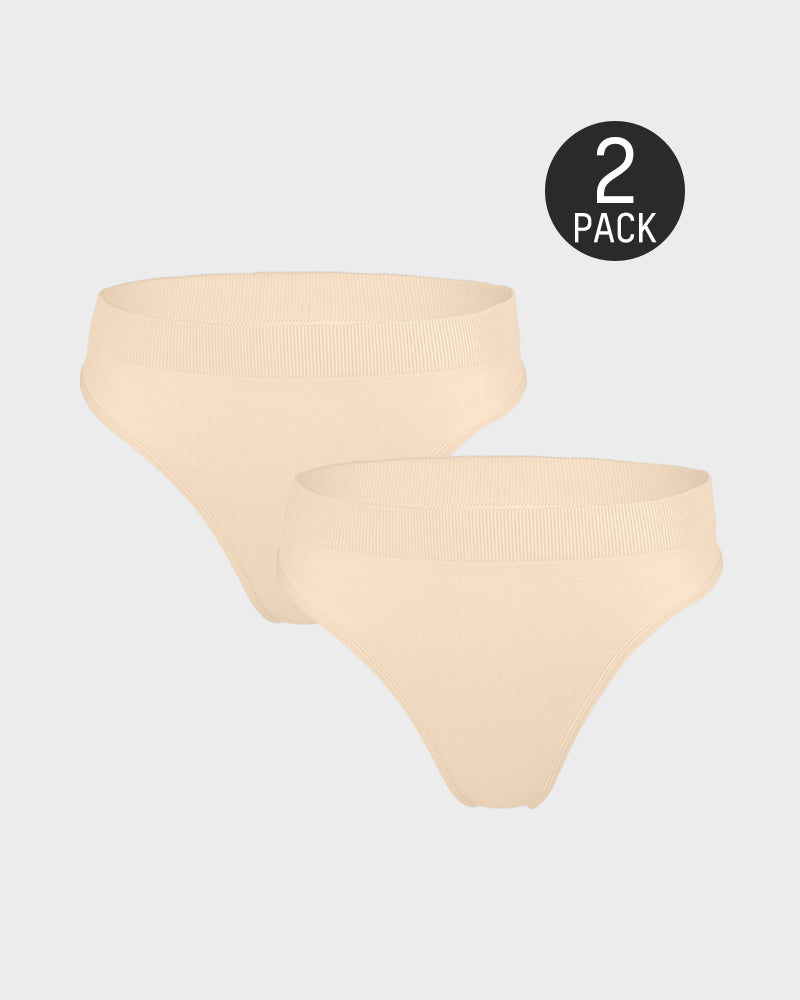 Ailovesexy - Seamless Comfort Thong Panty (2 Pack)