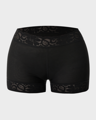 Ailovesexy - High Waist Lace Smooth Shapewear Shorts