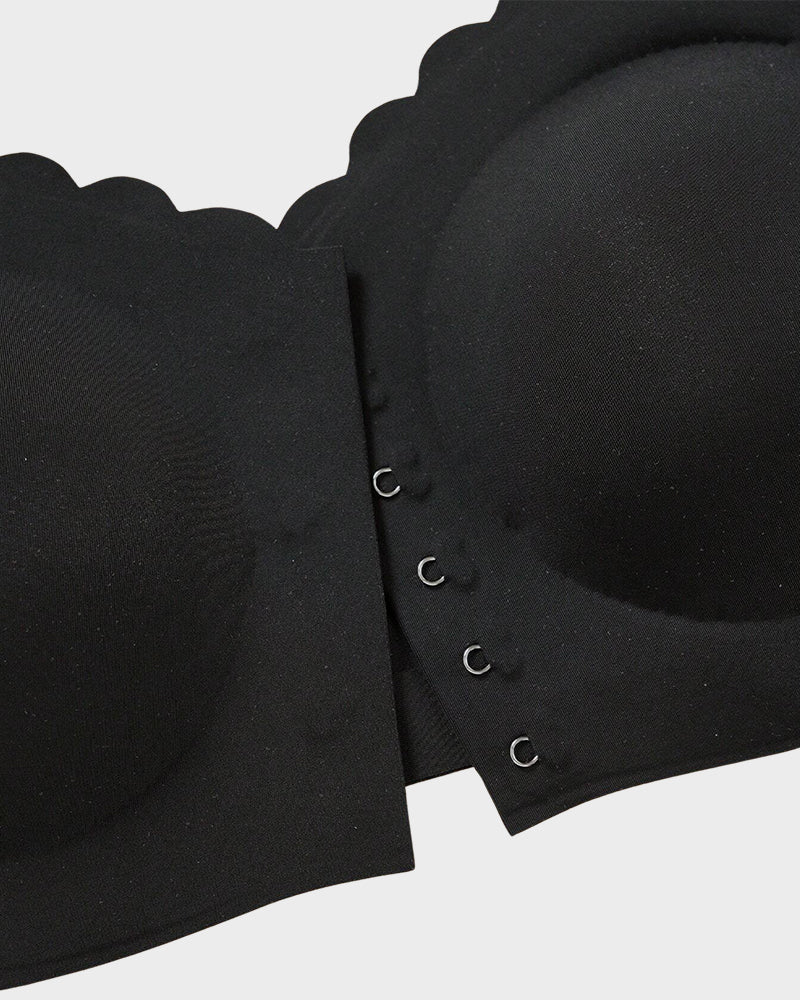 Ailovesexy - Strapless Front Closure Leopard Print Bra