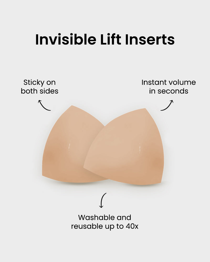 Ailovesexy - Double - Sided Adhesive Invisible Lift Inserts(2 Pairs)