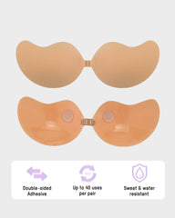 Ailovesexy - Mango Shaped Breathable Self - Adhesive Invisible Bra (2 Pairs)