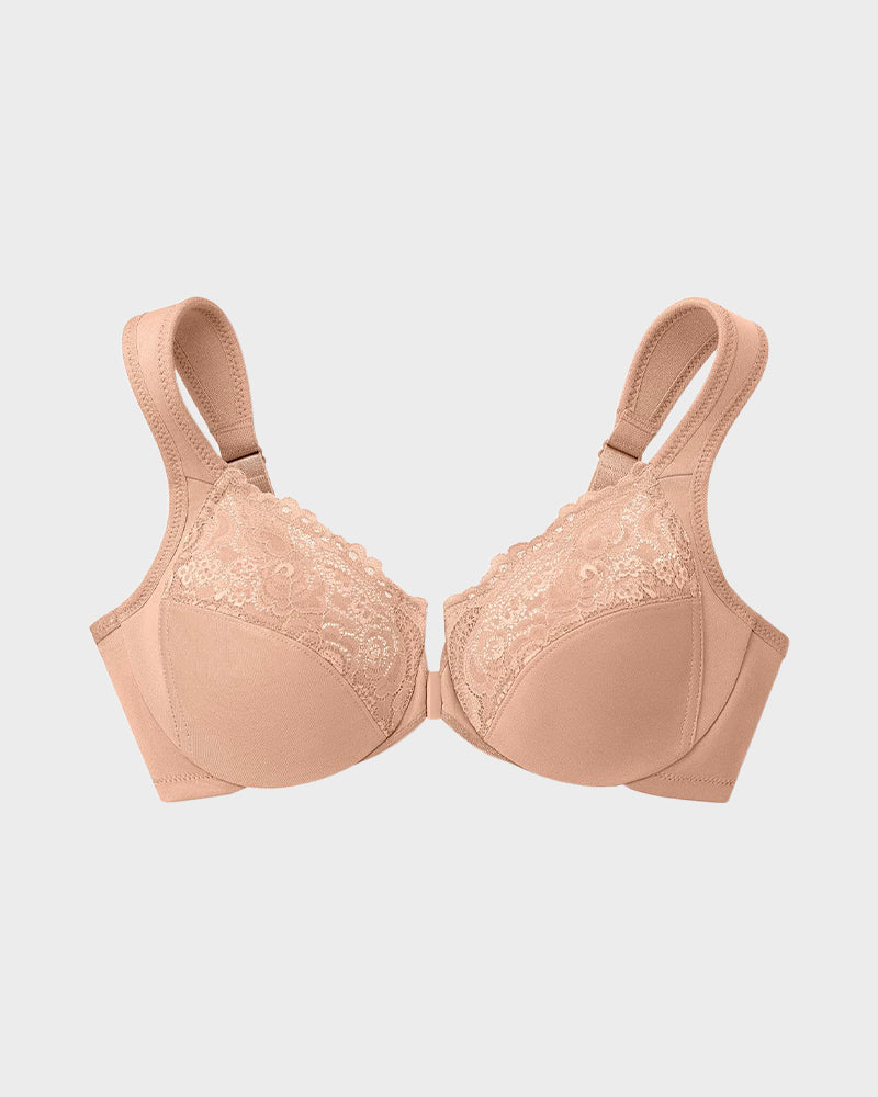 Ailovesexy - Front - Closure Underwire Print Bra