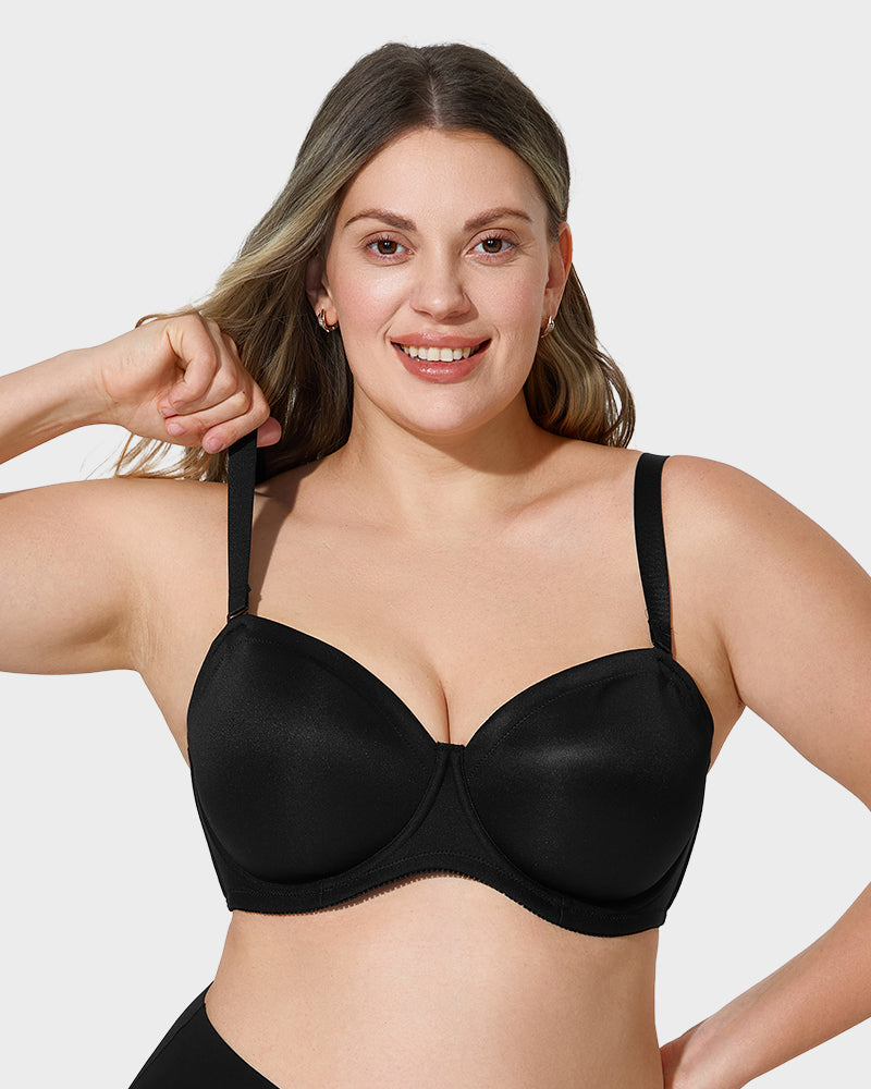 Ailovesexy - Comfort Push Up Unlined Bra with Removable Straps