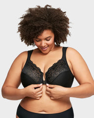 Ailovesexy - Front - Closure Underwire Print Bra
