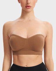 Ailovesexy - Non - Slip Bandeau Seamless Wireless Strapless Bra