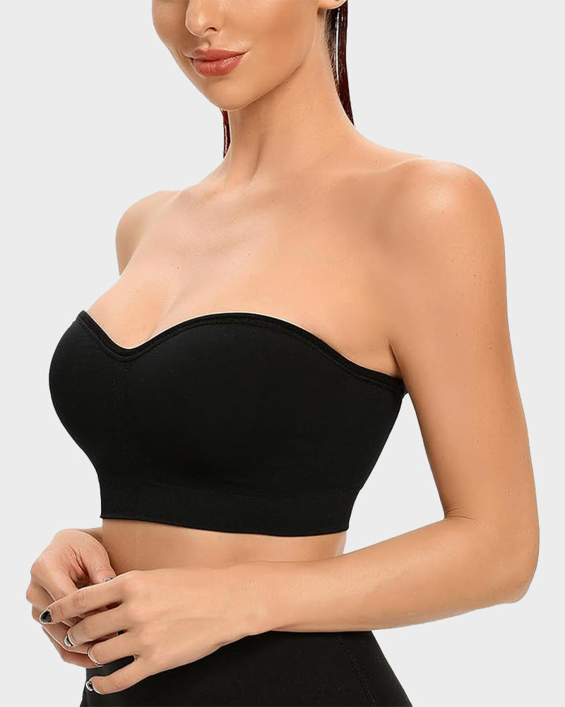 Ailovesexy - Non - Slip Bandeau Seamless Wireless Strapless Bra