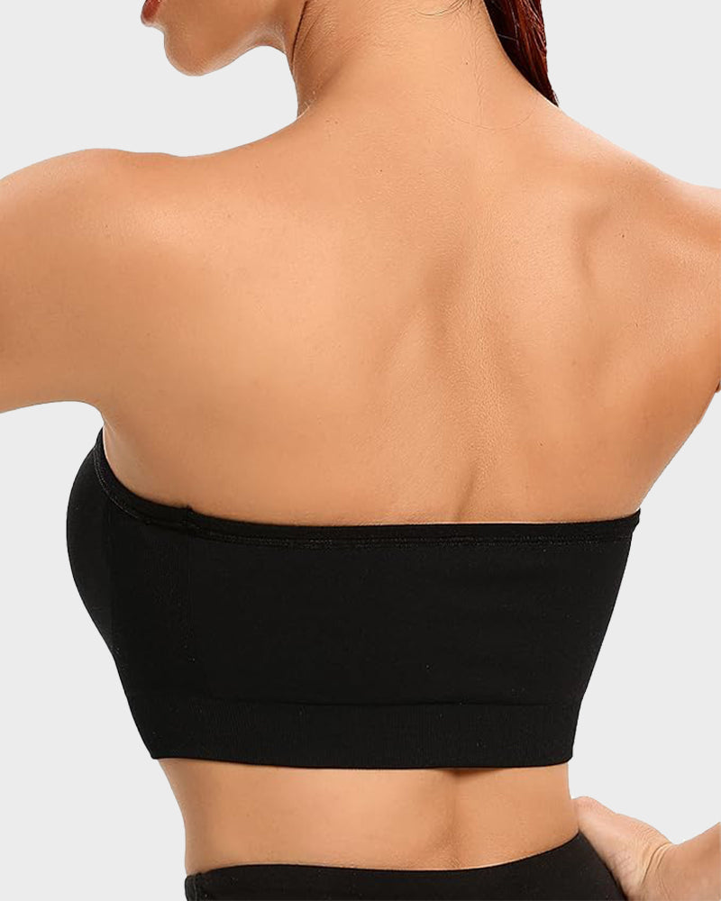 Ailovesexy - Non - Slip Bandeau Seamless Wireless Strapless Bra