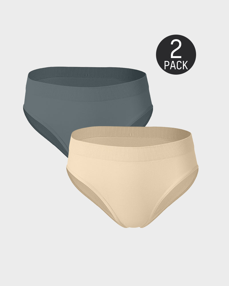 Ailovesexy - Seamless Daily Essential Brief Panty (2 Pack)