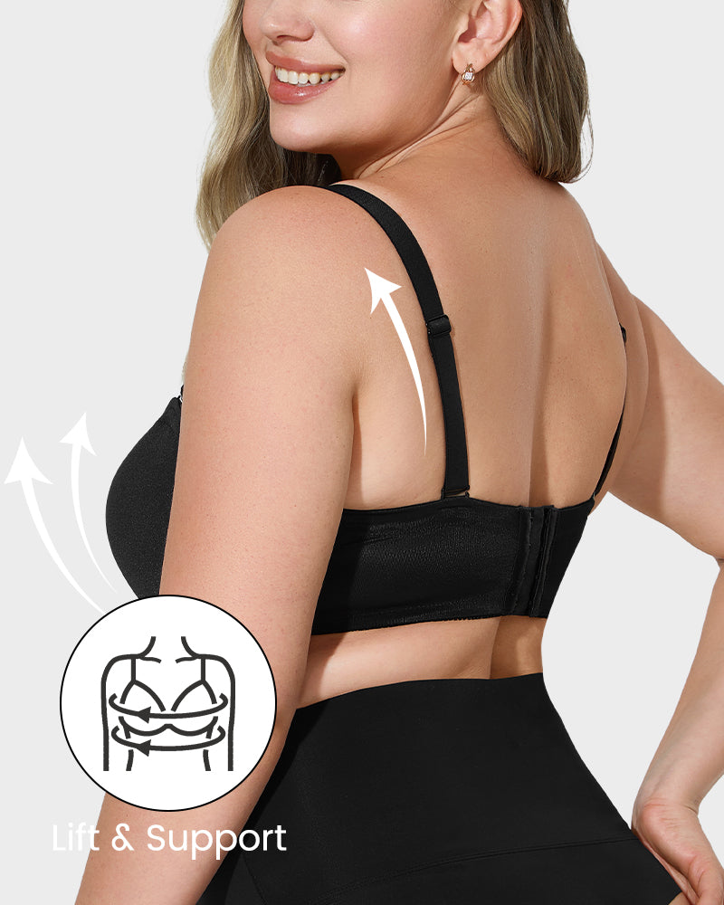 Ailovesexy - Comfort Push Up Unlined Bra with Removable Straps