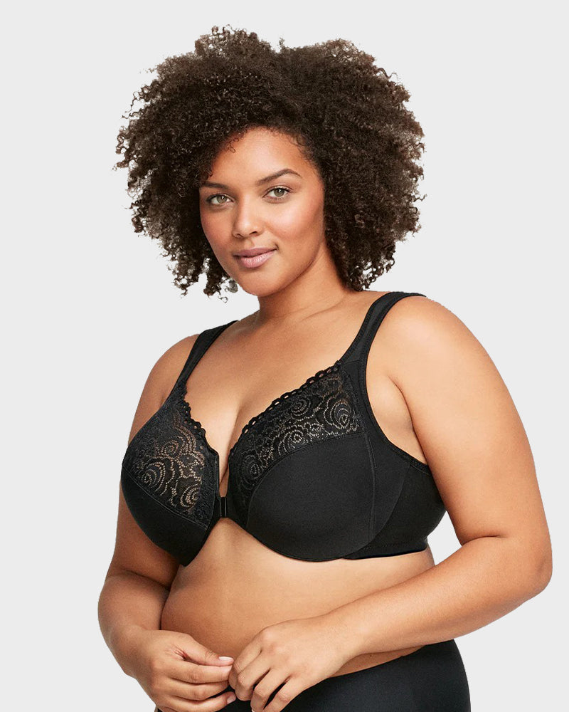 Ailovesexy - Front - Closure Underwire Print Bra
