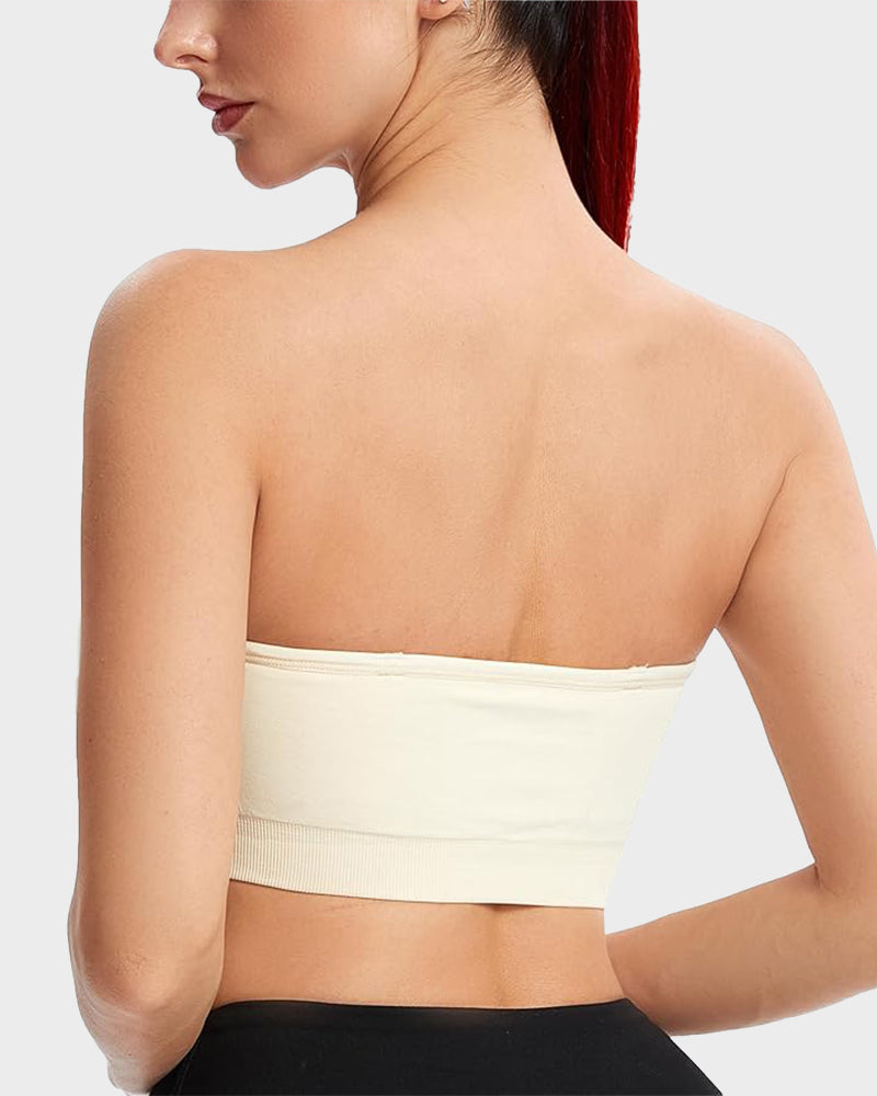 Ailovesexy - Non - Slip Bandeau Seamless Wireless Strapless Bra