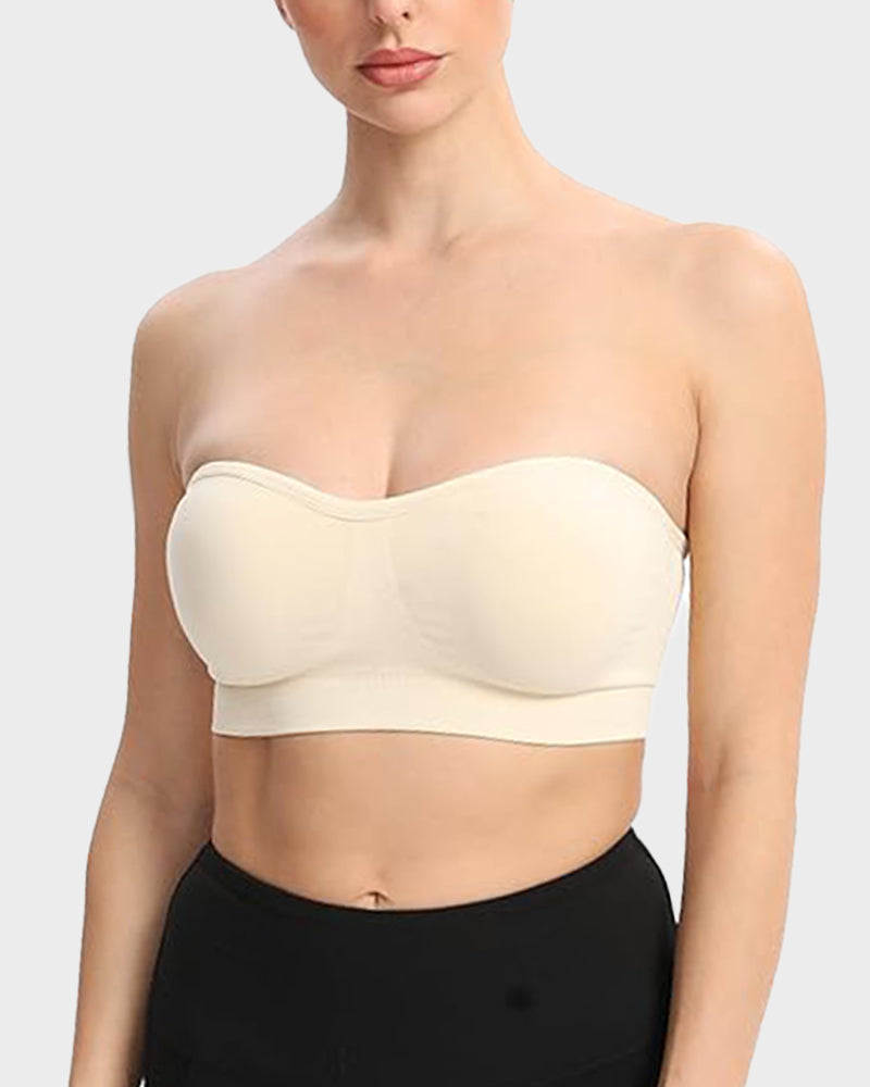 Ailovesexy - Non - Slip Bandeau Seamless Wireless Strapless Bra