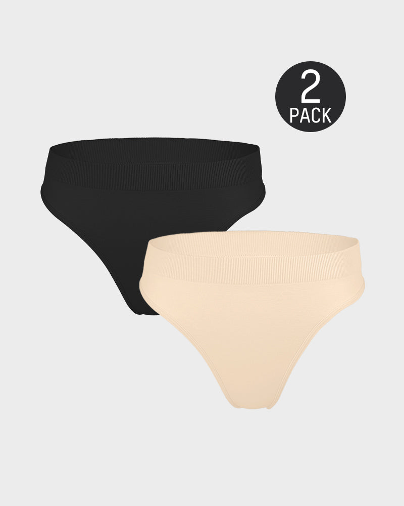 Ailovesexy - Seamless Comfort Thong Panty (2 Pack)