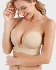 Ailovesexy - Strapless Push - Up Plunge Bra