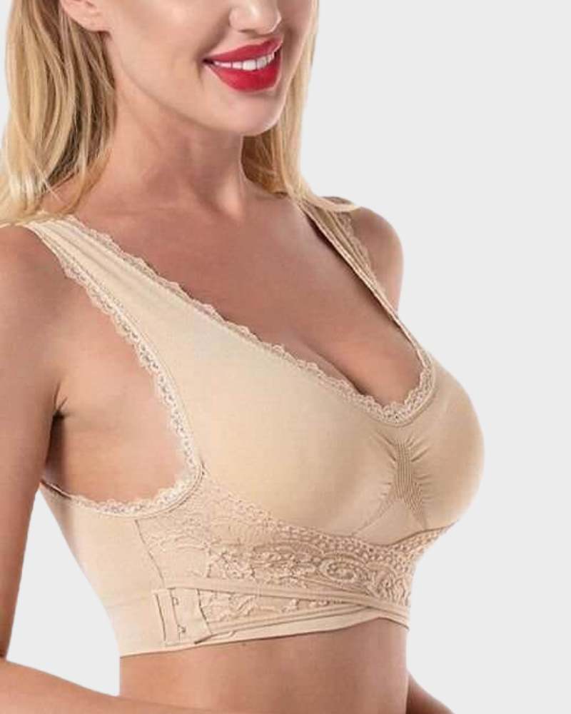 Ailovesexy - Breathable Comfort Push Up Lace Bra