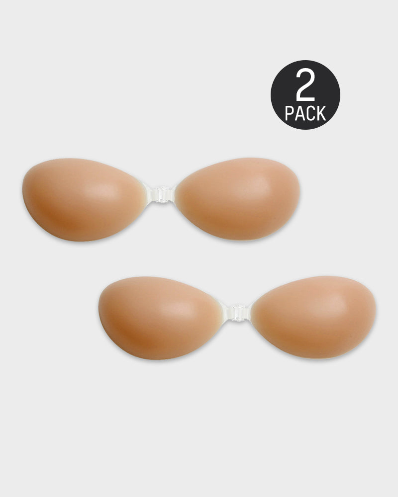 Ailovesexy - Front Closure Silicone Self - Adhesive Invisible Bra (2 pairs)