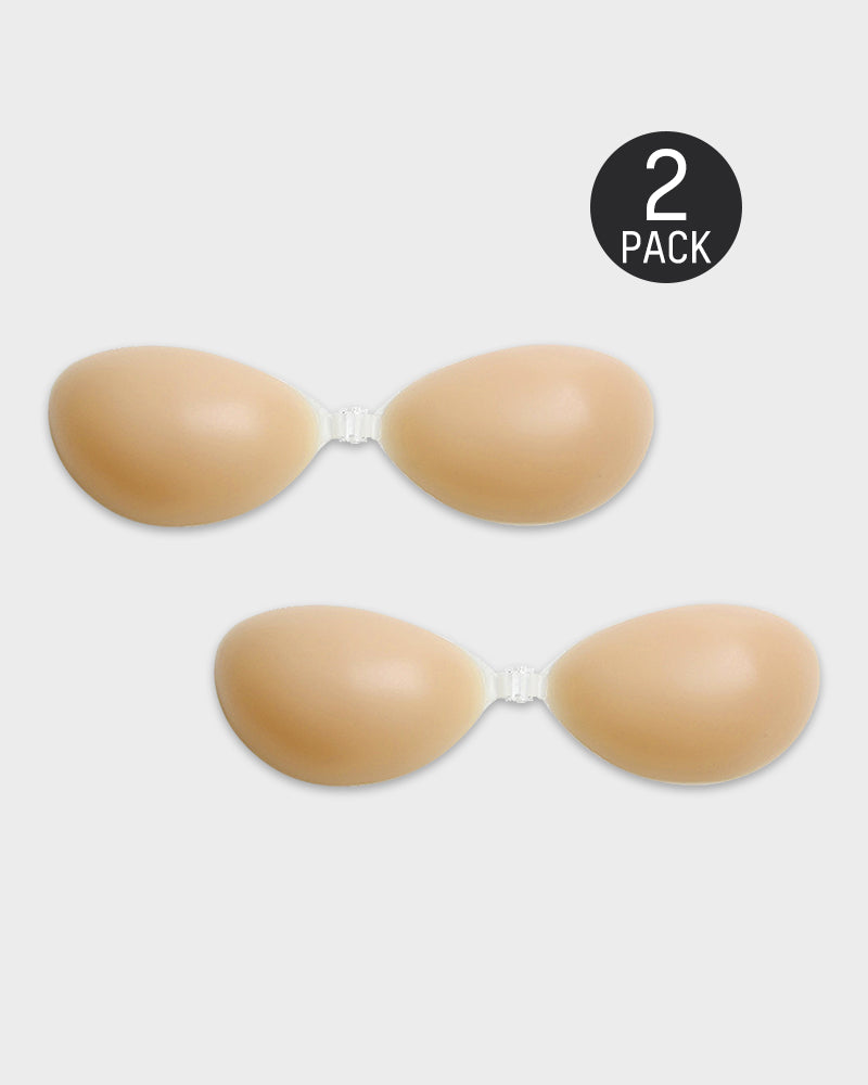 Ailovesexy - Front Closure Silicone Self - Adhesive Invisible Bra (2 pairs)