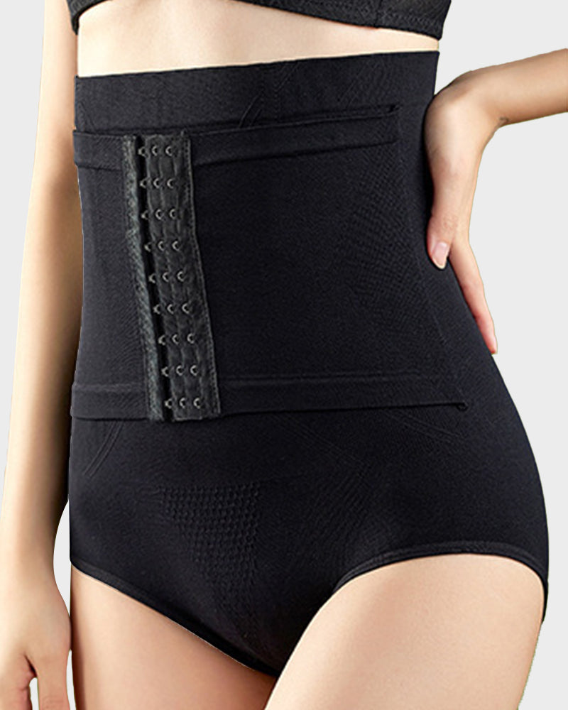Ailovesexy - Double-Layer High Waist Tummy Control Shaping Panty
