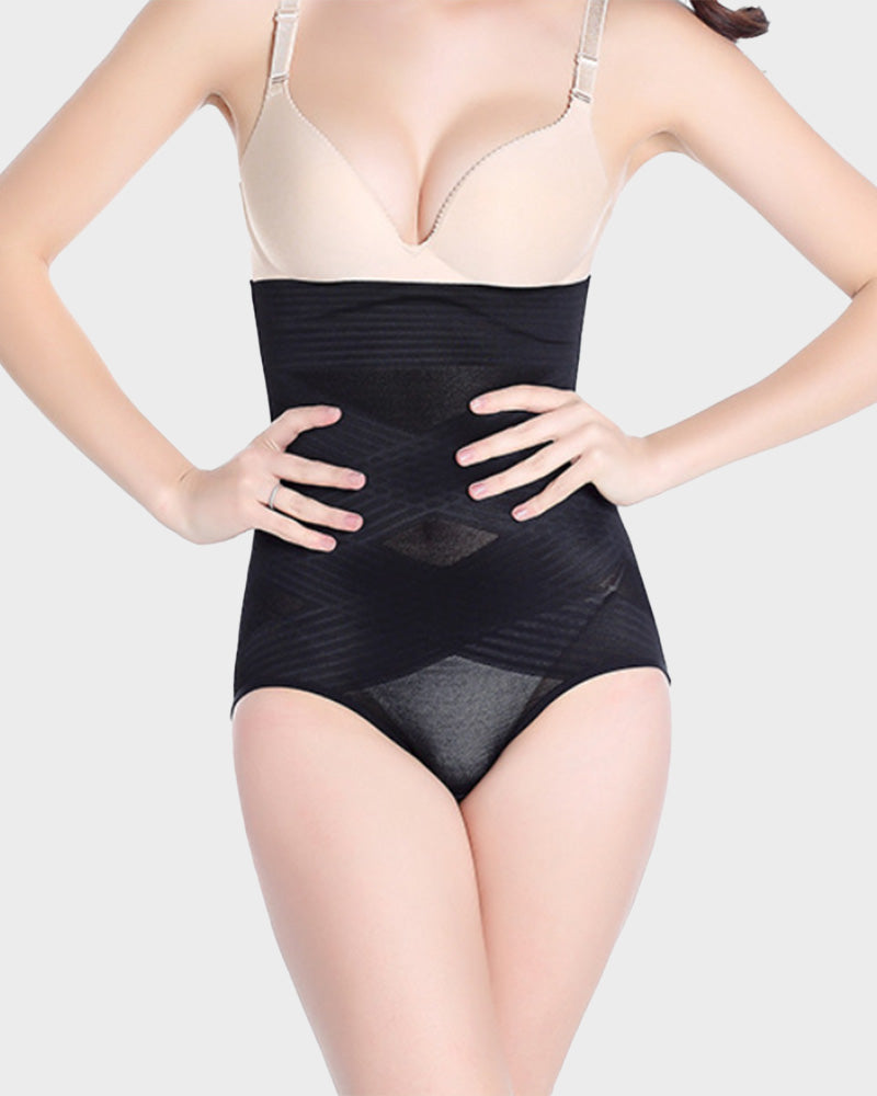 Ailovesexy - Women's slim cross design high waist and hip lift body Shapewear