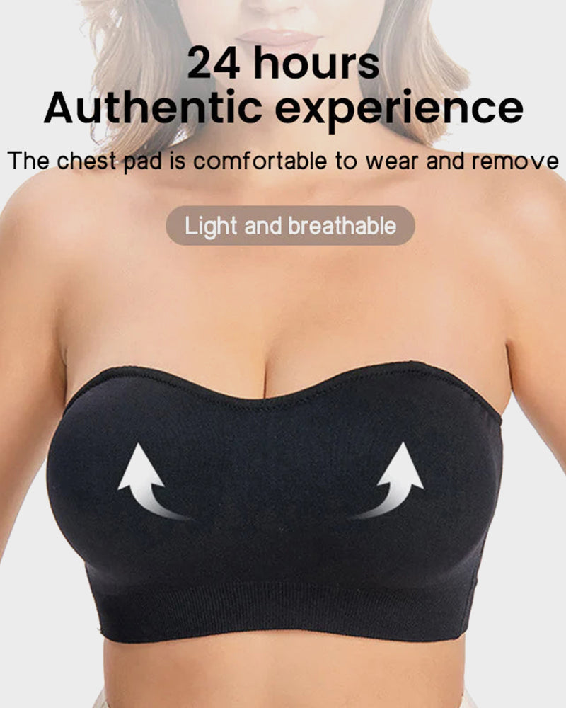 Ailovesexy - Non - Slip Bandeau Seamless Wireless Strapless Bra