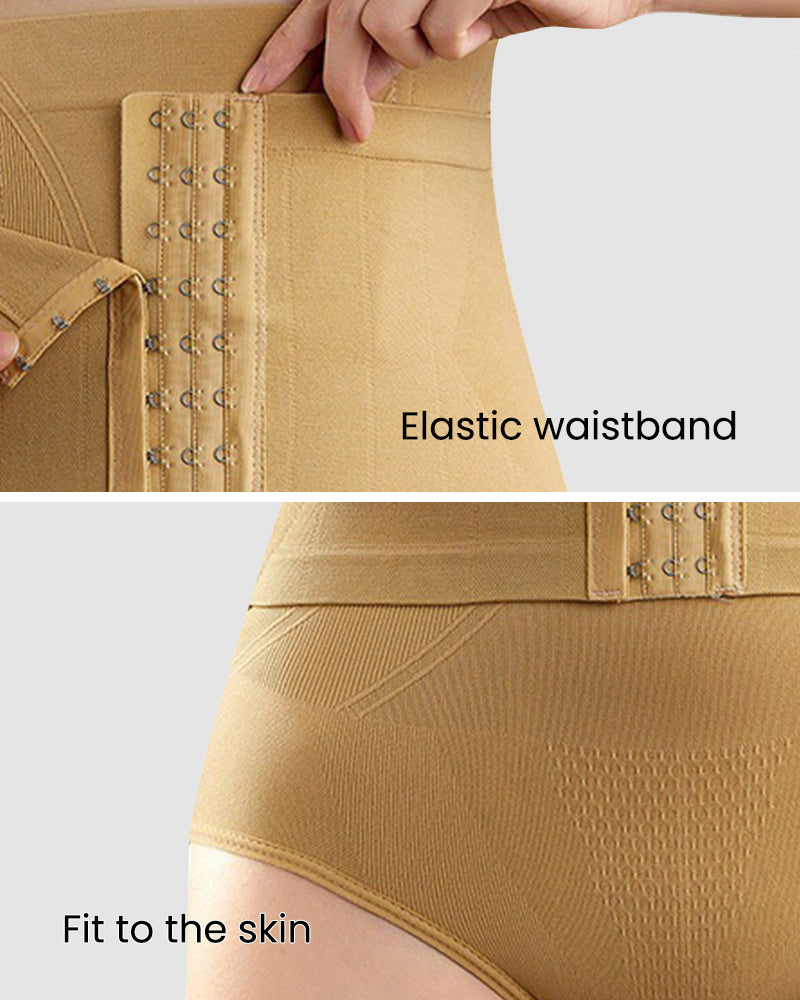 Ailovesexy - Double-Layer High Waist Tummy Control Shaping Panty