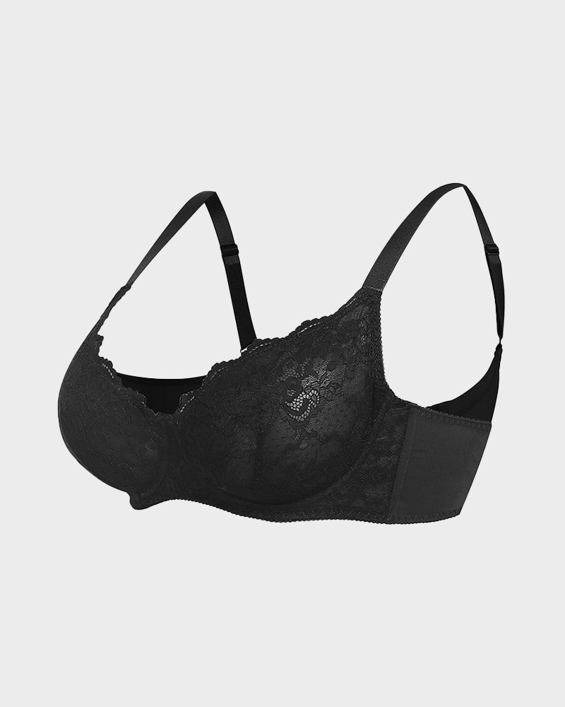 Ailovesexy - Lace Plunge Push - Up Bra