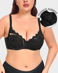 Ailovesexy - Lace Plunge Push - Up Bra
