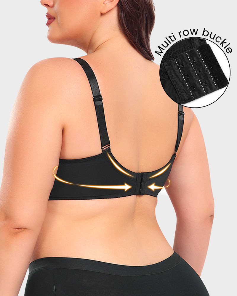 Ailovesexy - Lace Plunge Push - Up Bra