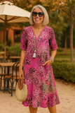 Mary | Elegant Midi Dress - Skims tummy