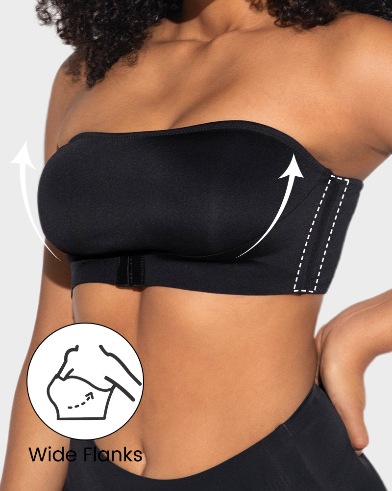 Ailovesexy - Front Closure Wireless Seamless Bandeau Bra