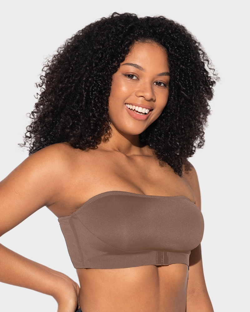 Ailovesexy - Front Closure Wireless Seamless Bandeau Bra