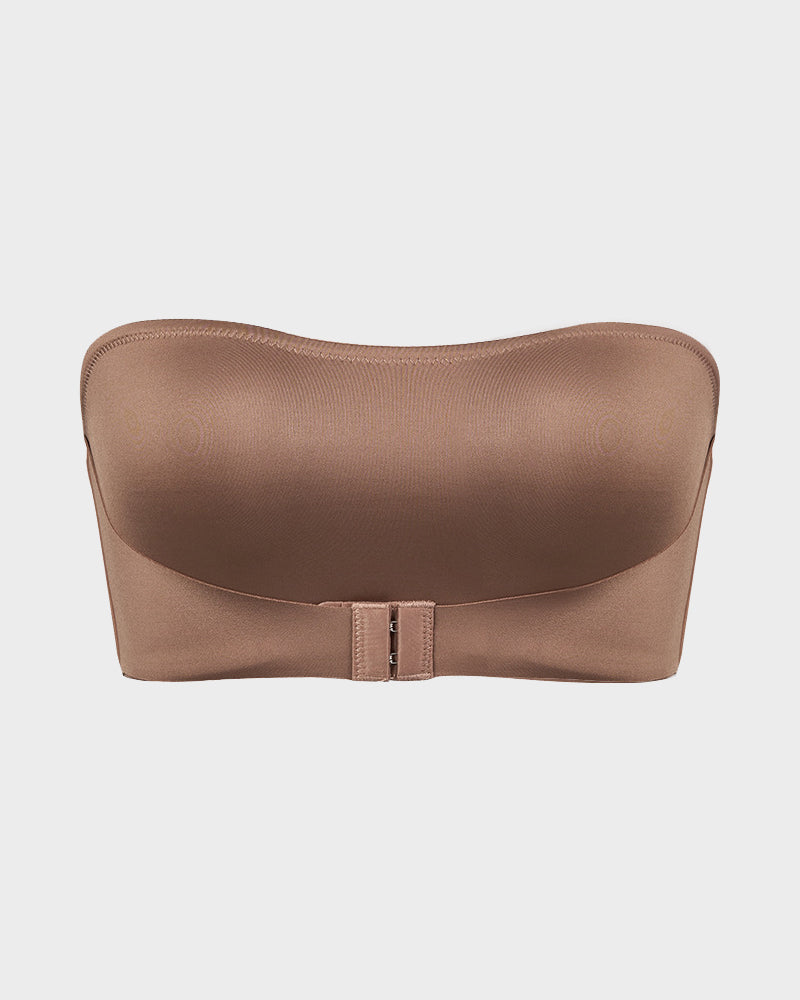Ailovesexy - Front Closure Wireless Seamless Bandeau Bra