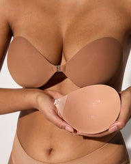 Ailovesexy - Front Closure Adhesive Invisible Push - Up Bra(2 Pairs)