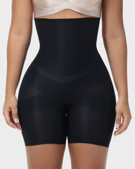 Ailovesexy - High-Waist Cross Compression Shaping Shorts