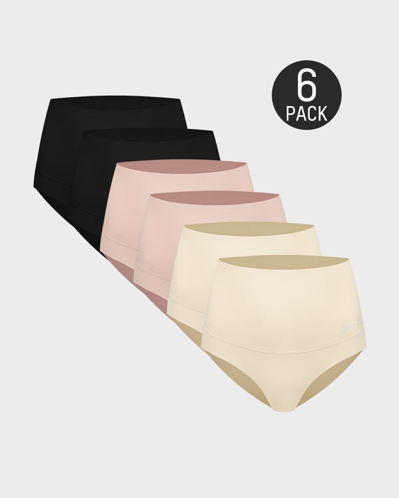 Ailovesexy - 3-Pack High Waisted Tummy Control Briefs