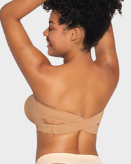 Ailovesexy - Non - Slip Crossover Side Hook Bandeau Bra